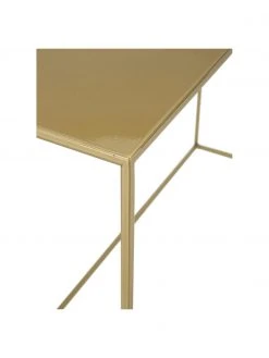 Console en m&eacute;tal laitonn&eacute; Tensio, larg. 100 x prof. 35 cm -Entrée & couloir Soldes Console en metal laitonne Tensio 5