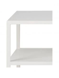 Westwing Collection Console industrielle en métal blanc avec tablette Neptun, larg. 100 x haut. 79 cm -Entrée & couloir Soldes Console industrielle en metal blanc avec tablette Neptun 5