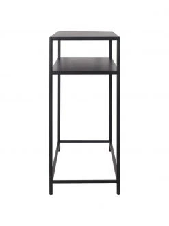 Westwing Collection Console industrielle en métal noir avec tablette Neptun, larg. 100 x haut. 79 cm 11 Westwing Collection Console industrielle en métal noir avec tablette Neptun, larg. 100 x haut. 79 cm -Entrée & couloir Soldes Console industrielle en metal noir avec tablette Neptun 5