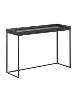Jan Kurtz Console noire design Pizzo, larg. 100 x prof. 34 cm