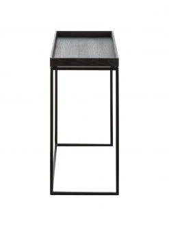 Jan Kurtz Console noire design Pizzo, larg. 100 x prof. 34 cm -Entrée & couloir Soldes Console noire design Pizzo 4