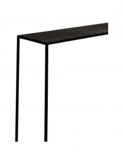 Console noire en m&eacute;tal Expo, larg. 110 x prof. 25 cm -Entrée & couloir Soldes Console noire en metal Expo 5