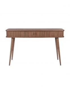 Zuiver Console rétro en bois avec rangement Barbier, larg. 120 x prof. 35 cm 9 Zuiver Console rétro en bois avec rangement Barbier, larg. 120 x prof. 35 cm -Entrée & couloir Soldes Console retro en bois avec rangement Barbier 3