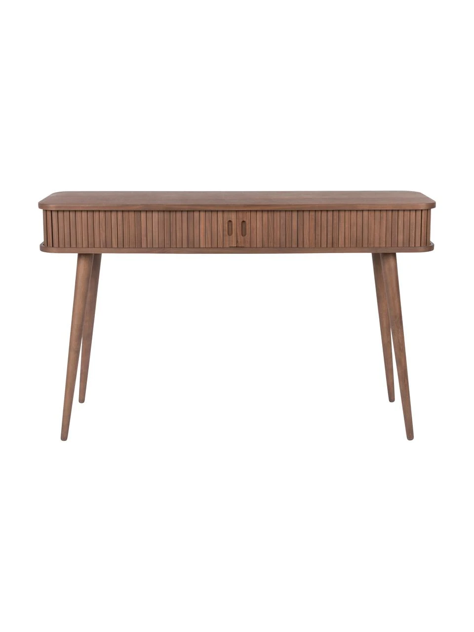 Zuiver Console rétro en bois avec rangement Barbier, larg. 120 x prof. 35 cm 4 Zuiver Console rétro en bois avec rangement Barbier, larg. 120 x prof. 35 cm – Image 4