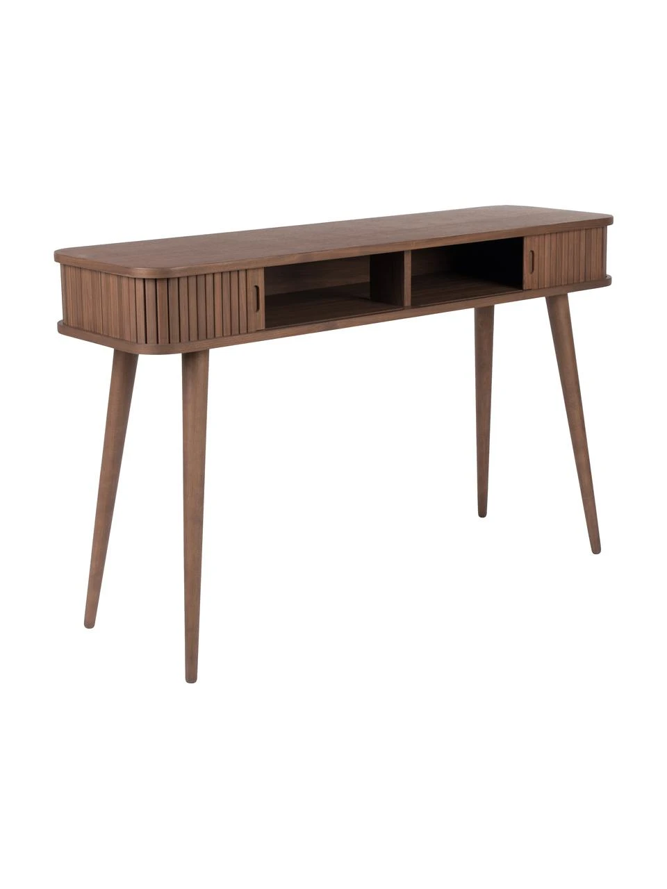 Zuiver Console rétro en bois avec rangement Barbier, larg. 120 x prof. 35 cm 5 Zuiver Console rétro en bois avec rangement Barbier, larg. 120 x prof. 35 cm – Image 5