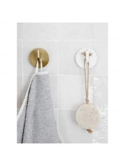 House Doctor Crochets muraux en métal doré Lema, 2 pièces, Ø 4 x prof. 3 cm -Entrée & couloir Soldes Crochets muraux en metal dore Lema 2 pieces 3