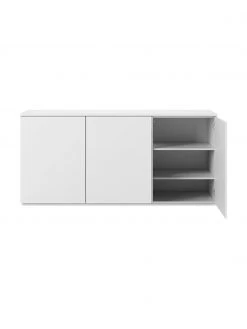 Enfilade blanche avec portes Join, larg. 180 x haut. 84 cm -Entrée & couloir Soldes Enfilade blanche avec portes Join 4