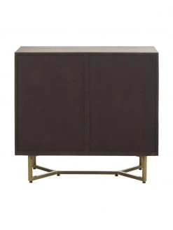 Westwing Collection Enfilade bois massif motif chevrons Luca, larg. 90 x haut. 83 cm -Entrée & couloir Soldes Enfilade bois massif motif chevrons Luca 5