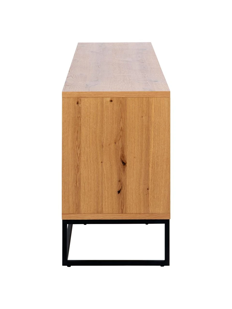 Enfilade plaquée bois de chêne Dalarna, larg. 197 x haut. 76 cm 5 Enfilade plaquée bois de chêne Dalarna, larg. 197 x haut. 76 cm – Image 5