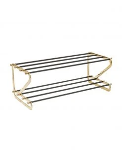 Kare Design Étagère à chaussures, à 2 niveaux Walk, larg. 84 x haut. 34 cm