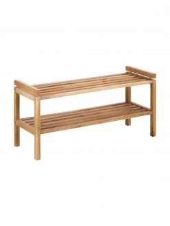 Rowico Étagère à chaussures en bois à 2 niveaux Confetti, larg. 80 x haut. 40 cm