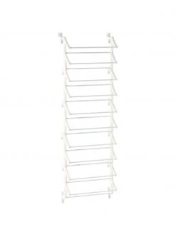 Étagère à chaussures murale blanche Skoforvaring, larg. 52 x haut. 160 cm