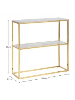 Étagère en métal Aruba, larg. 80 x haut. 81 cm -Entrée & couloir Soldes Etagere en metal Aruba 2