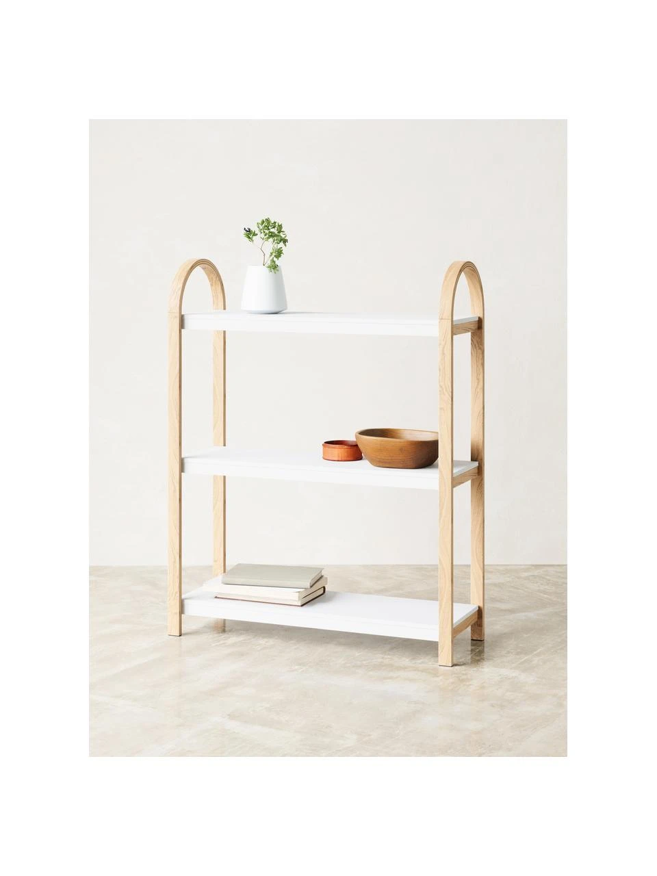 Umbra Étagère en métal avec cadre en bois Bellwood, larg. 72 x haut. 90 cm 2 Umbra Étagère en métal avec cadre en bois Bellwood, larg. 72 x haut. 90 cm – Image 2