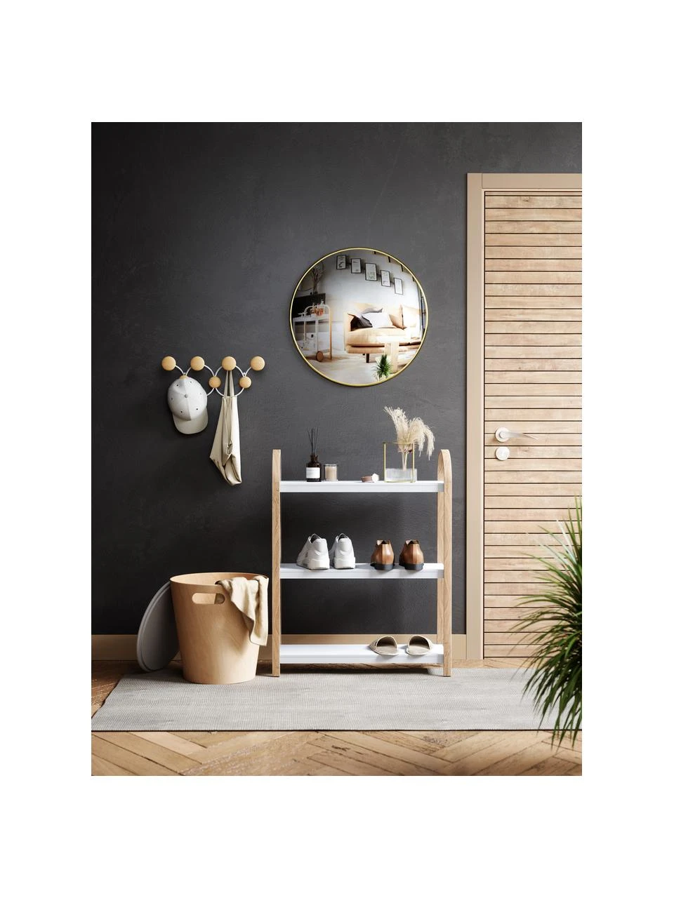 Umbra Étagère en métal avec cadre en bois Bellwood, larg. 72 x haut. 90 cm 3 Umbra Étagère en métal avec cadre en bois Bellwood, larg. 72 x haut. 90 cm – Image 3