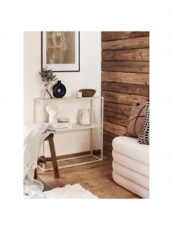 Westwing Collection Étagère industrielle en métal beige avec tablette Neptun, larg. 80 x haut. 80 cm 8 Westwing Collection Étagère industrielle en métal beige avec tablette Neptun, larg. 80 x haut. 80 cm -Entrée & couloir Soldes Etagere industrielle en metal beige avec tablette Neptun 2