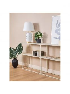 Westwing Collection Étagère industrielle en métal beige avec tablette Neptun, larg. 80 x haut. 80 cm 9 Westwing Collection Étagère industrielle en métal beige avec tablette Neptun, larg. 80 x haut. 80 cm -Entrée & couloir Soldes Etagere industrielle en metal beige avec tablette Neptun 3