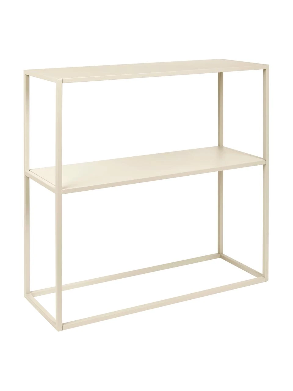 Westwing Collection Étagère industrielle en métal beige avec tablette Neptun, larg. 80 x haut. 80 cm 1 Westwing Collection Étagère industrielle en métal beige avec tablette Neptun, larg. 80 x haut. 80 cm