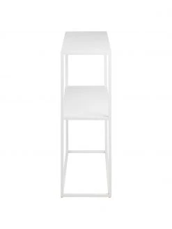 Westwing Collection &Eacute;tag&egrave;re industrielle en m&eacute;tal blanc avec tablette Neptun, larg. 80 x haut 80 cm -Entrée & couloir Soldes Etagere industrielle en metal blanc avec tablette Neptun 5