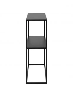 Westwing Collection Étagère industrielle en métal noir avec tablette Neptun, larg. 80 x haut 80 cm -Entrée & couloir Soldes Etagere industrielle en metal noir avec tablette Neptun 5