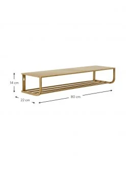 Nordal Étagère murale métal Shelf, larg. 80 x haut. 14 cm -Entrée & couloir Soldes Etagere murale metal Shelf 2