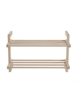 Meuble à chaussures 2 niveaux Eddison, larg. 70 x haut. 45 cm -Entrée & couloir Soldes Meuble a chaussures 2 niveaux Eddison 3