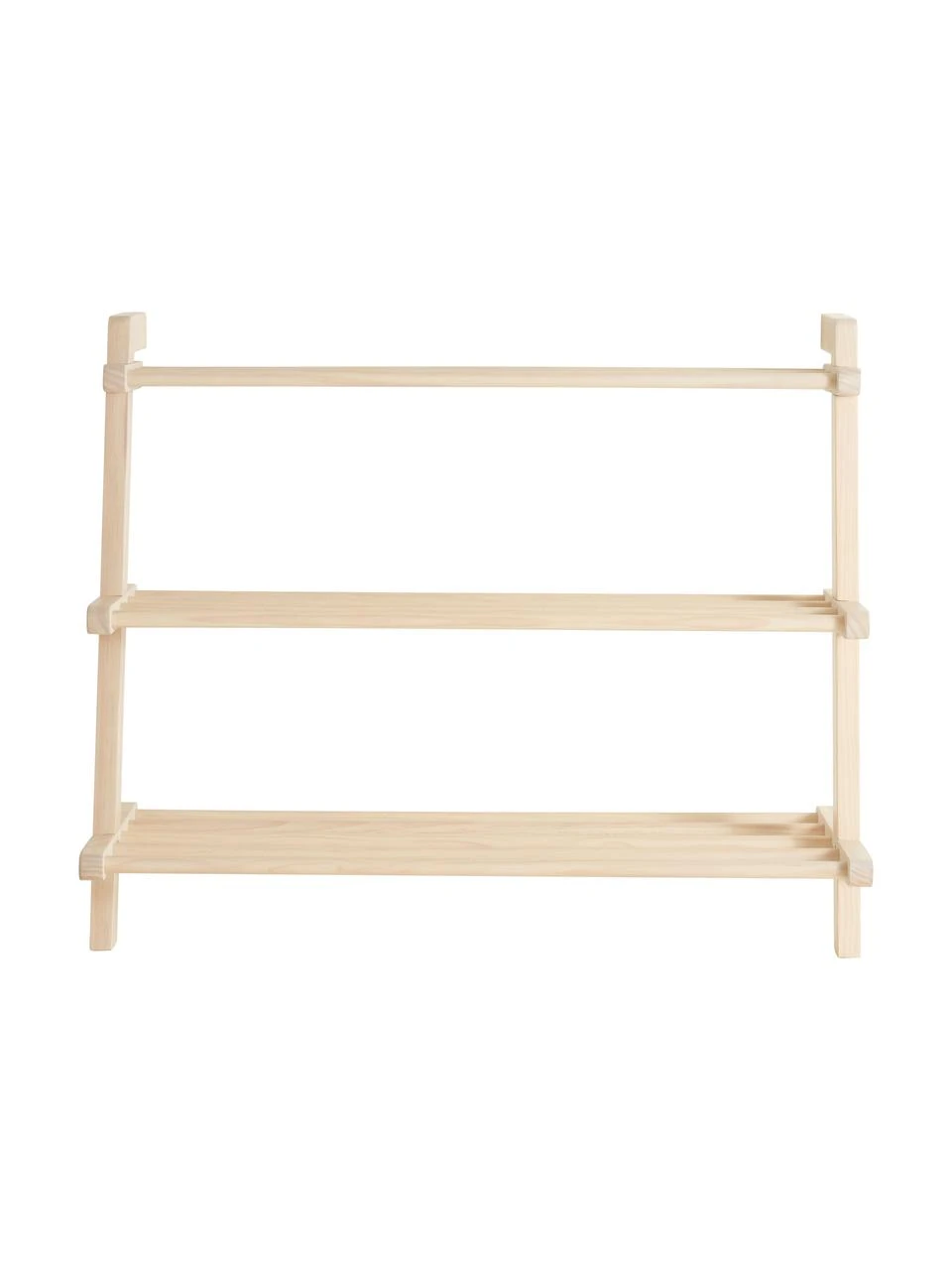 Meuble à chaussures 3 niveaux Eddison, larg. 80 x haut. 65 cm 4 Meuble à chaussures 3 niveaux Eddison, larg. 80 x haut. 65 cm – Image 4