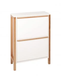 Woodman Meuble à chaussures avec 2 portes à clapet Northgate, larg. 65 x haut. 93 cm