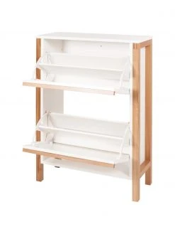 Woodman Meuble à chaussures avec 2 portes à clapet Northgate, larg. 65 x haut. 93 cm -Entrée & couloir Soldes Meuble a chaussures avec 2 portes a clapet Northgate 3