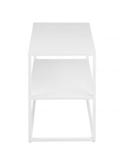 Westwing Collection Meuble &agrave; chaussures m&eacute;tal blanc Neptun, larg. 70 x haut. 45 cm -Entrée & couloir Soldes Meuble a chaussures metal blanc Neptun 4