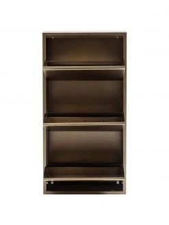 Kare Design Meuble à chaussures mural à 3 casiers rabattables Caruso, larg. 50 x haut. 103 cm 10 Kare Design Meuble à chaussures mural à 3 casiers rabattables Caruso, larg. 50 x haut. 103 cm -Entrée & couloir Soldes Meuble a chaussures mural a 3 casiers rabattables Caruso 10