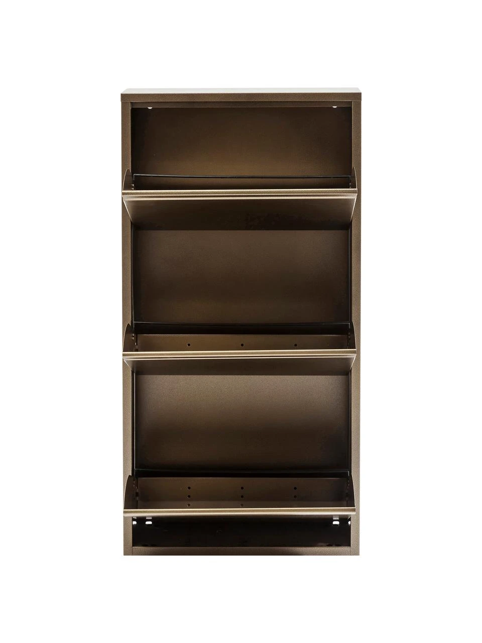 Kare Design Meuble à chaussures mural à 3 casiers rabattables Caruso, larg. 50 x haut. 103 cm 5 Kare Design Meuble à chaussures mural à 3 casiers rabattables Caruso, larg. 50 x haut. 103 cm – Image 5