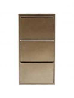 Kare Design Meuble à chaussures mural à 3 casiers rabattables Caruso, larg. 50 x haut. 103 cm 9 Kare Design Meuble à chaussures mural à 3 casiers rabattables Caruso, larg. 50 x haut. 103 cm -Entrée & couloir Soldes Meuble a chaussures mural a 3 casiers rabattables Caruso 9