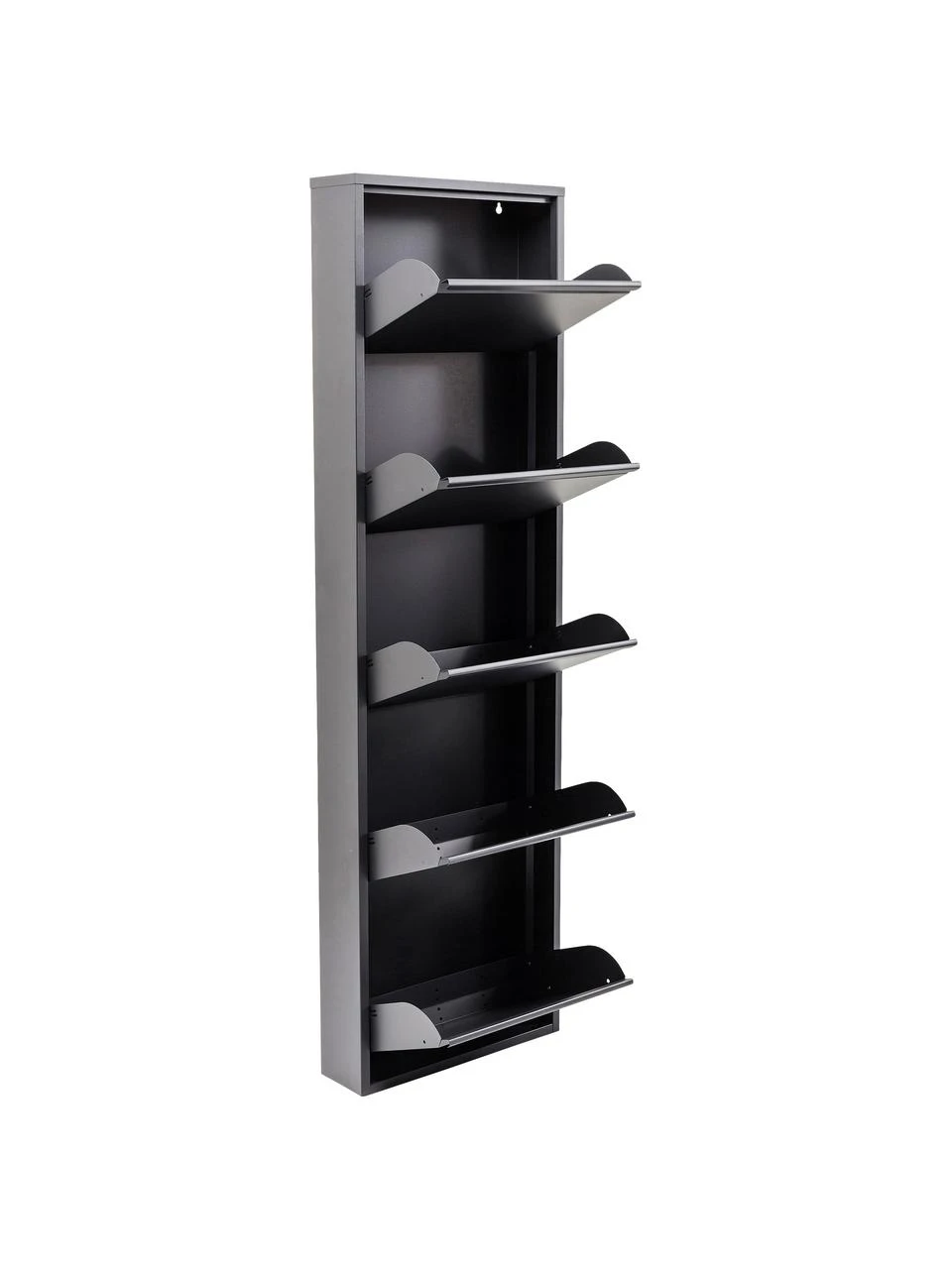 Kare Design Meuble à chaussures mural à 5 casiers rabattables Caruso, larg. 50 x haut. 170 cm 5 Kare Design Meuble à chaussures mural à 5 casiers rabattables Caruso, larg. 50 x haut. 170 cm – Image 5