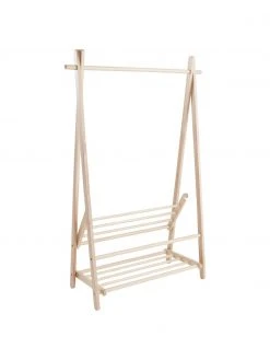 Meuble d'entrée avec 2 tablettes à chaussures Cole, larg. 100 x haut. 150 cm -Entrée & couloir Soldes Meuble dentree avec 2 tablettes a chaussures Cole 3