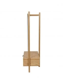 Woodman Meuble d'entrée bois de chêne avec mirroir Entry, larg. 149 x haut. 180 cmDisponibilité limitée -Entrée & couloir Soldes Meuble dentree bois de chene avec mirroir Entry 3