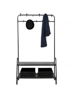 Dutchbone Meuble d'entrée moderne Lucius, larg. 104 x haut. 182 cm -Entrée & couloir Soldes Meuble dentree moderne Lucius 3