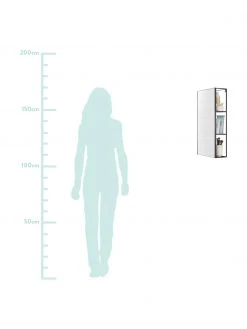 Umbra Meuble miroir mural Cubiko, larg. 30 x haut. 62 cm -Entrée & couloir Soldes Meuble miroir mural Cubiko 2