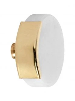 Nordal Patère marbre Circle, 6 pièces, Ø 4 x prof. 3 cm