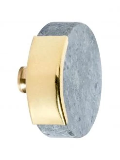 Nordal Patère marbre Circle, 6 pièces, Ø 4 x prof. 3 cm