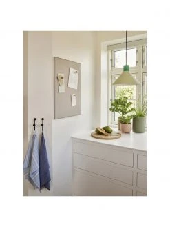 Hübsch Patère métal noir Swing, larg. 3 x haut. 13 cm -Entrée & couloir Soldes Patere metal noir Swing 3