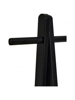 Porte-manteau bois de chêne noir Cloe, larg. 91 x haut. 159 cm 8 Porte-manteau bois de chêne noir Cloe, larg. 91 x haut. 159 cm -Entrée & couloir Soldes Porte manteau bois de chene noir Cloe 3