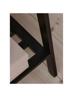 Porte-manteau bois de chêne noir Cloe, larg. 91 x haut. 159 cm 9 Porte-manteau bois de chêne noir Cloe, larg. 91 x haut. 159 cm -Entrée & couloir Soldes Porte manteau bois de chene noir Cloe 4