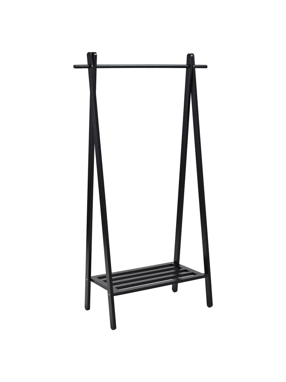 Porte-manteau bois de chêne noir Cloe, larg. 91 x haut. 159 cm 1 Porte-manteau bois de chêne noir Cloe, larg. 91 x haut. 159 cm