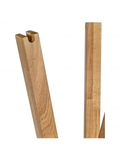 Woodman Porte-manteau en bois de chêne Clift, larg. 35 x haut. 175 cm -Entrée & couloir Soldes Porte manteau en bois de chene Clift 5