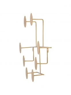 Bloomingville Portemanteau en m&eacute;tal dor&eacute; Fia, larg. 76 x haut. 38 cm -Entrée & couloir Soldes Portemanteau en metal dore Fia 4