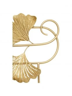 Kare Design Portemanteau métal doré Ginkgo, larg. 72 x haut. 31 cm -Entrée & couloir Soldes Portemanteau metal dore Ginkgo 3