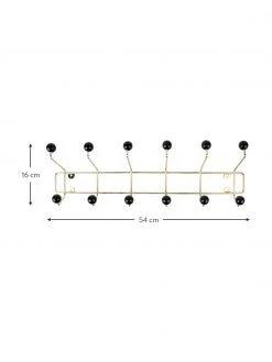 Present Time Portemanteau mural XL en métal Saturnus, larg. 54 x haut. 16 cm 6 Present Time Portemanteau mural XL en métal Saturnus, larg. 54 x haut. 16 cm -Entrée & couloir Soldes Portemanteau mural XL en metal Saturnus 2