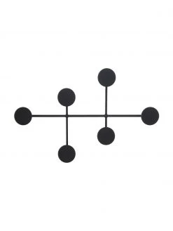 Menu Portemanteau mural en acier Afteroom, larg. 37 x haut. 24 cm