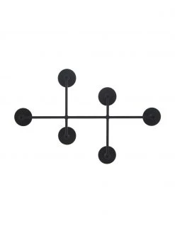 Menu Portemanteau mural en acier Afteroom, larg. 37 x haut. 24 cm -Entrée & couloir Soldes Portemanteau mural en acier Afteroom 3